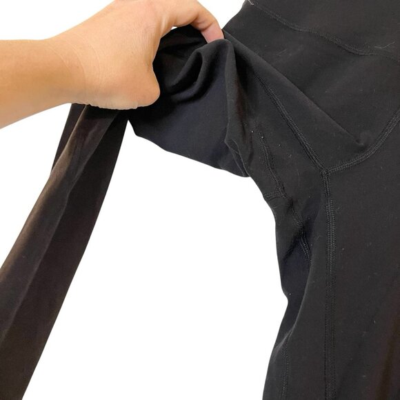 Lululemon Align Crop 21" Leggings Black‎ Solid Size 4 - Picture 3 of 5
